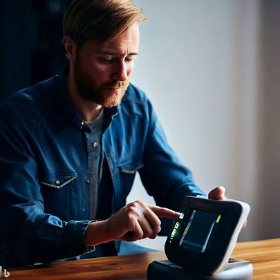 a man using a spectrum router